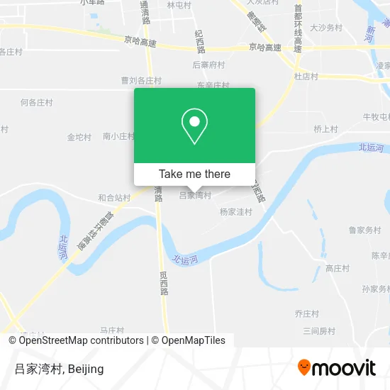 吕家湾村 map