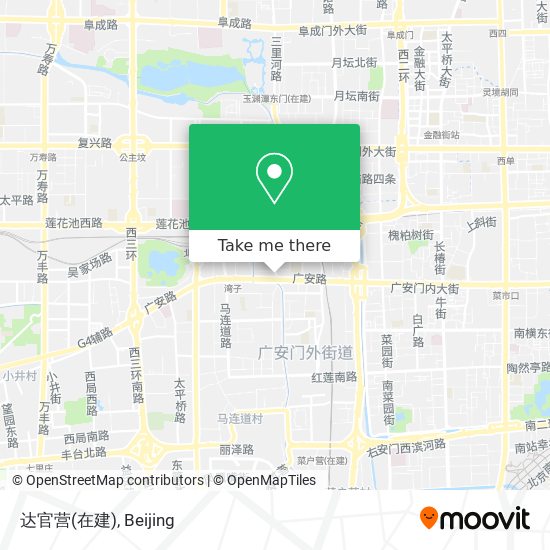 达官营(在建) map