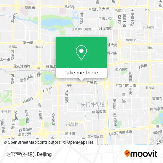 达官营(在建) map