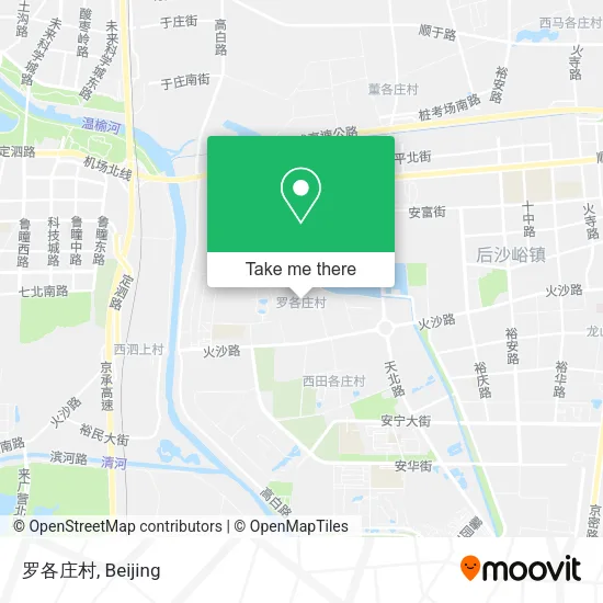 罗各庄村 map