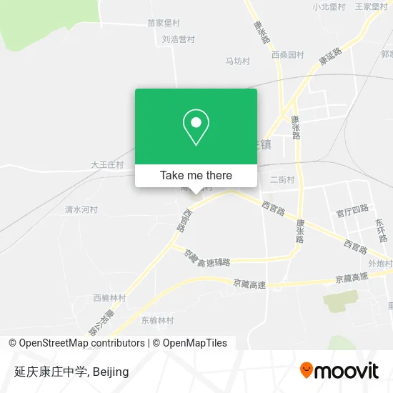 延庆康庄中学 map