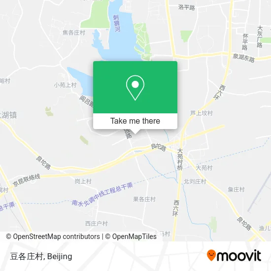 豆各庄村 map