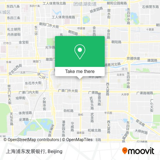 上海浦东发展银行 map