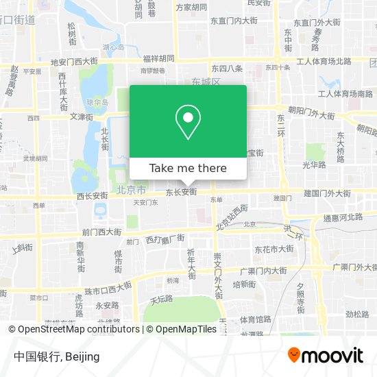 中国银行 map