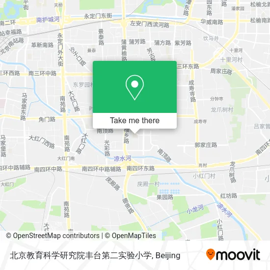 北京教育科学研究院丰台第二实验小学 map