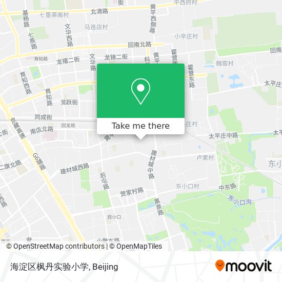 海淀区枫丹实验小学 map