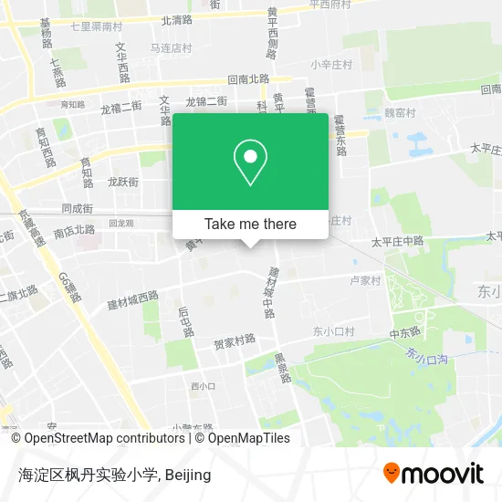 海淀区枫丹实验小学 map