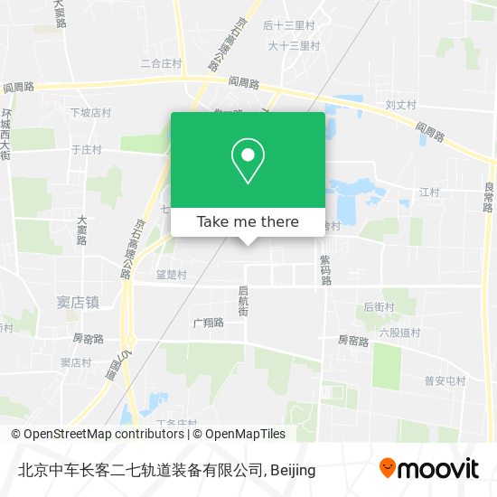 北京中车长客二七轨道装备有限公司 map