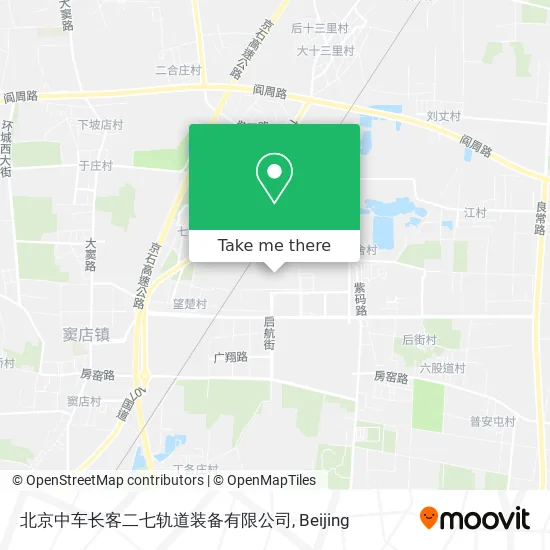 北京中车长客二七轨道装备有限公司 map