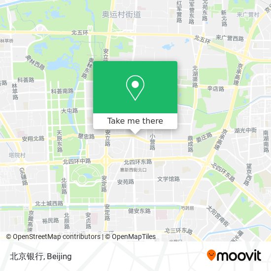 北京银行 map