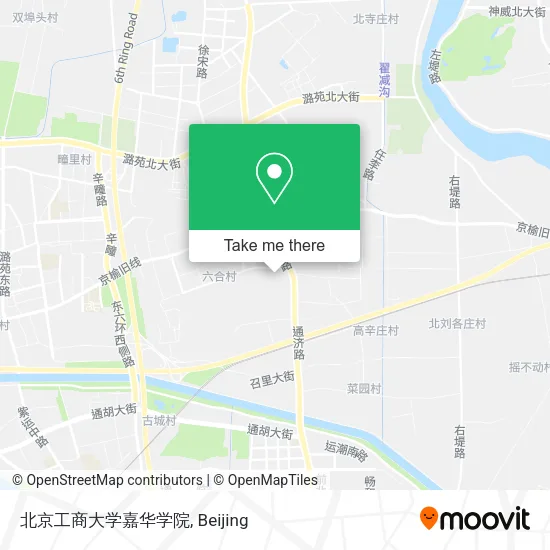 北京工商大学嘉华学院 map