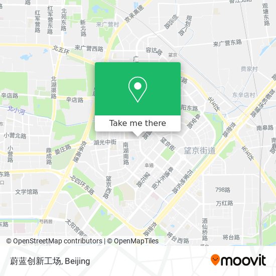 蔚蓝创新工场 map