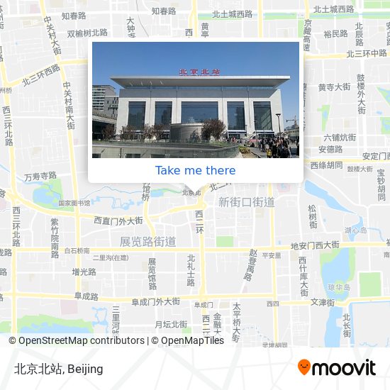 北京北站 map