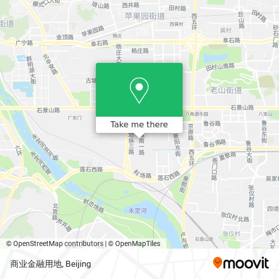 商业金融用地 map