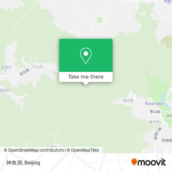 神鱼洞 map