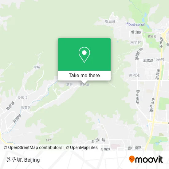 菩萨坡 map