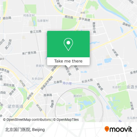 北京国门医院 map