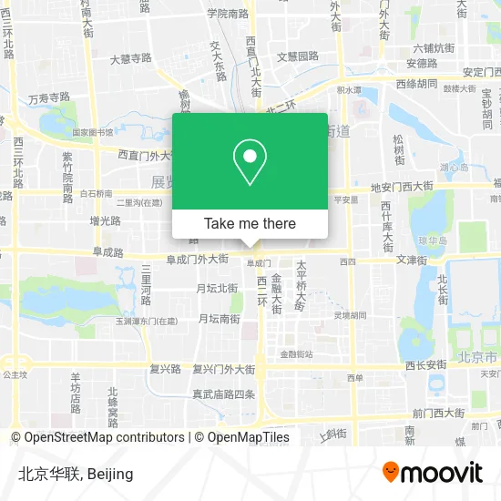 北京华联 map