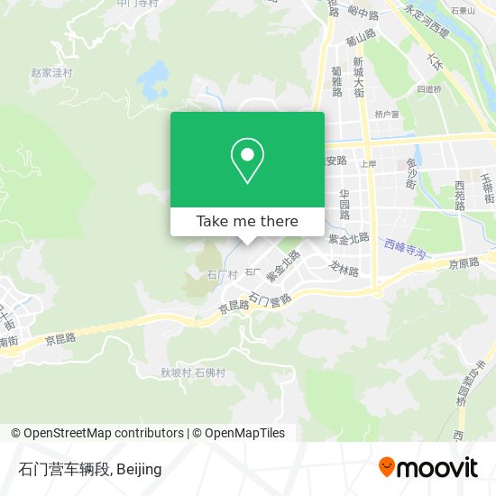 石门营车辆段 map