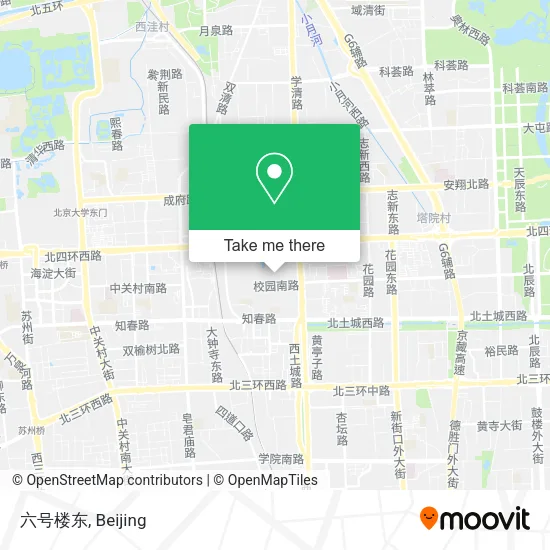 六号楼东 map