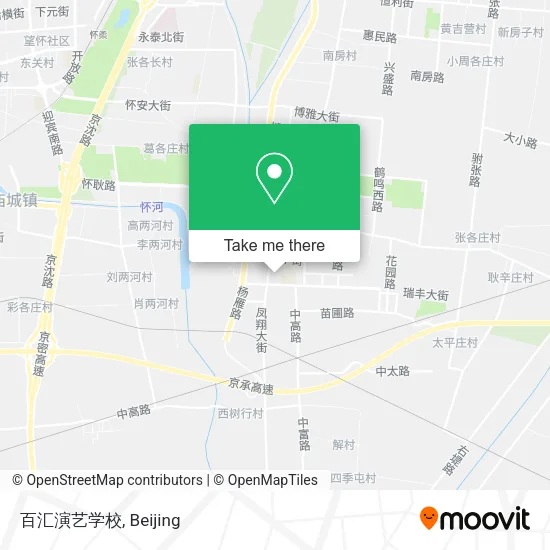 百汇演艺学校 map
