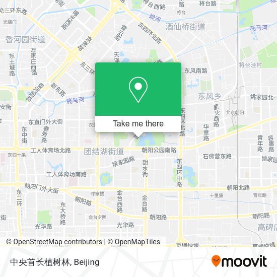 中央首长植树林 map