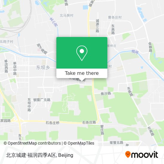 北京城建·福润四季A区 map