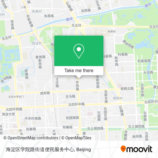 海淀区学院路街道便民服务中心 map