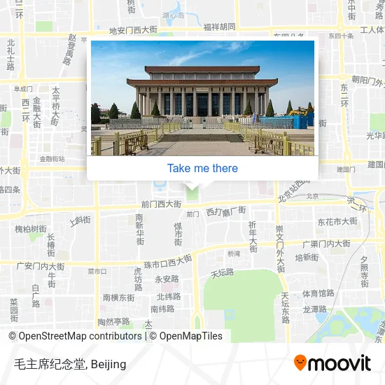 毛主席纪念堂 map