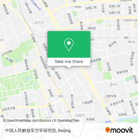 中国人民解放军空军研究院 map