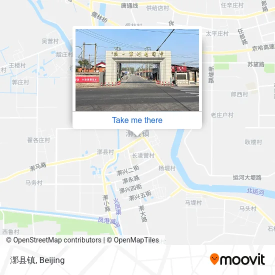 漷县镇 map