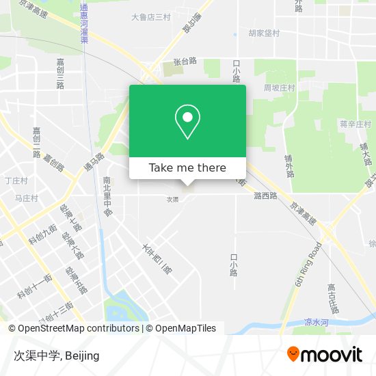 次渠中学 map