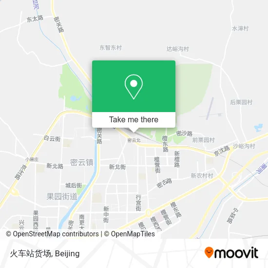 火车站货场 map