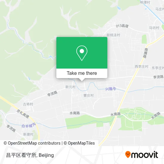 昌平区看守所 map