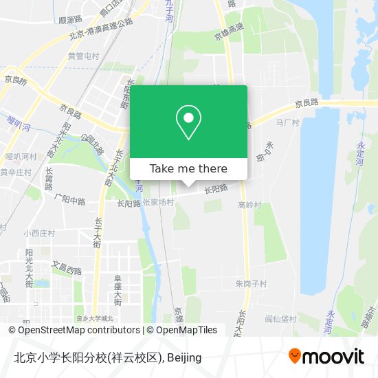北京小学长阳分校(祥云校区) map