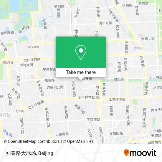 知春路大球场 map