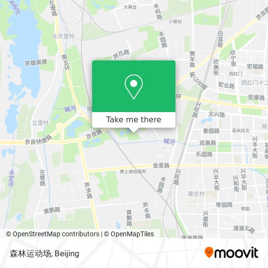 森林运动场 map