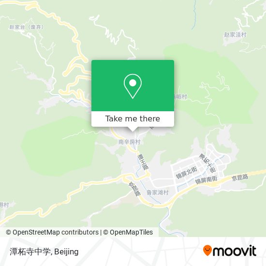 潭柘寺中学 map