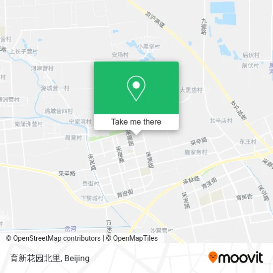 育新花园北里 map