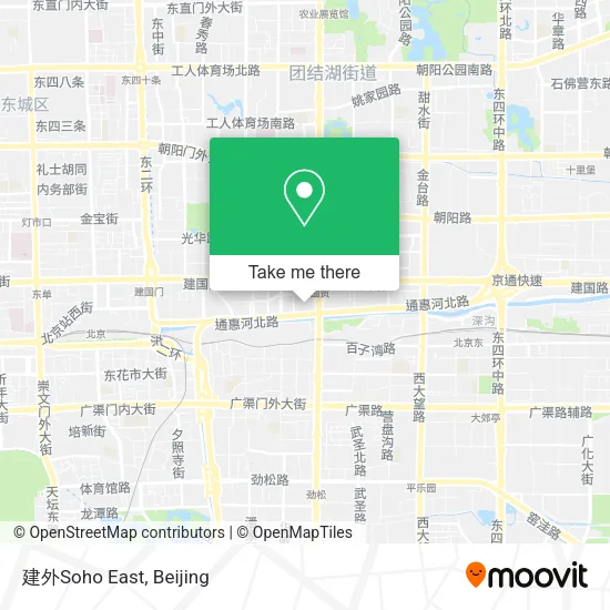 建外Soho East map