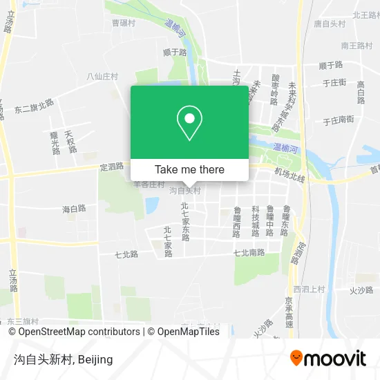 沟自头新村 map