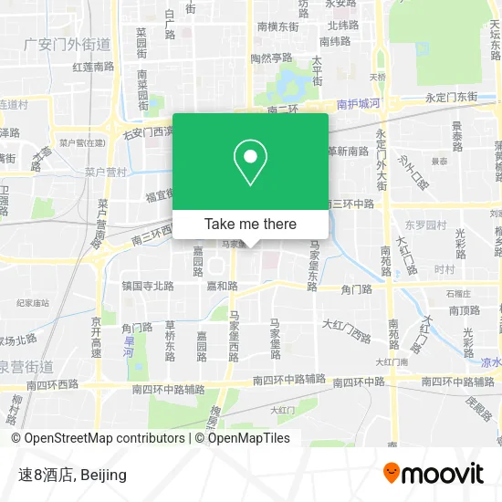 速8酒店 map