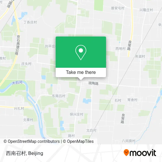 西南召村 map