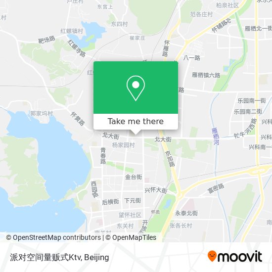 派对空间量贩式Ktv map