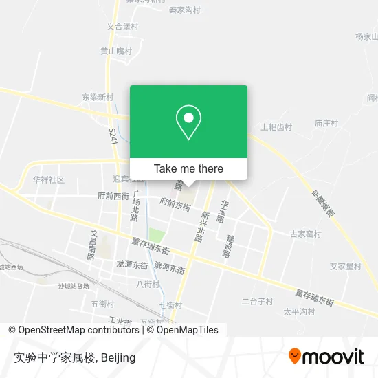 实验中学家属楼 map