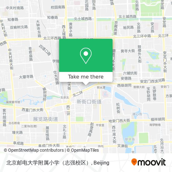 北京邮电大学附属小学（志强校区） map