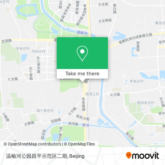 温榆河公园昌平示范区二期 map