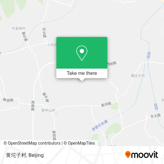 黄坨子村 map
