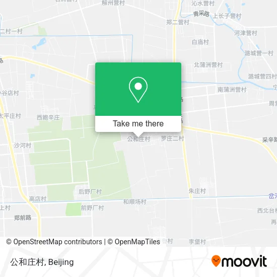 公和庄村 map