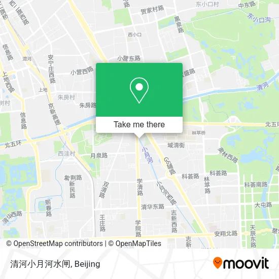 清河小月河水闸 map